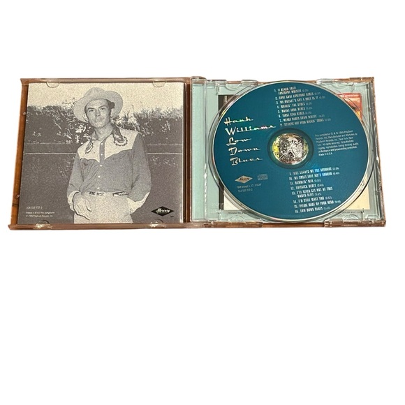1996 Vintage Hank Williams: Low Down Blues CD Like New - Picture 3 of 7
